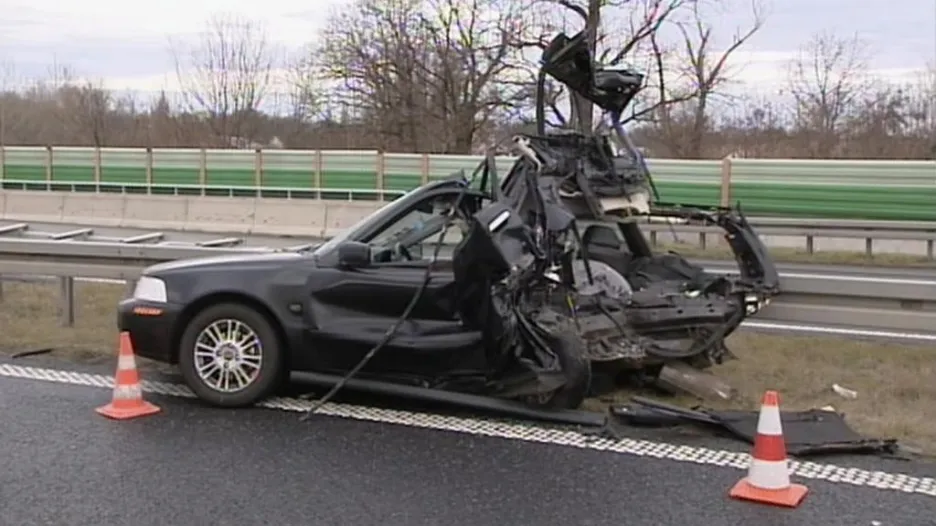 Nehoda na polské dálnici