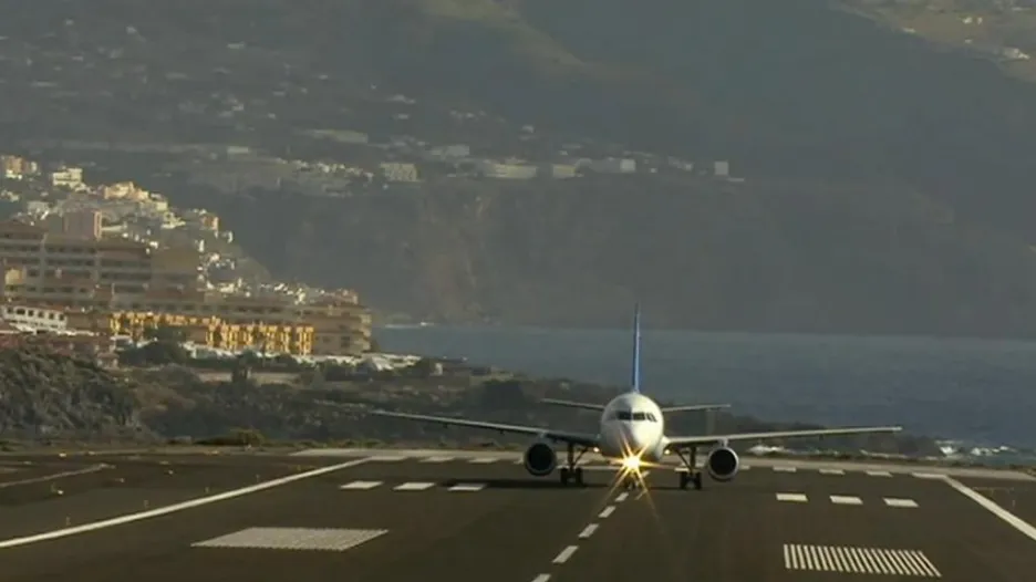 Ranvej na letišti La Palma