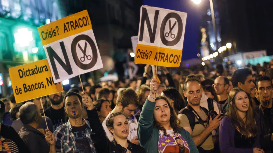 Protesty v Madridu