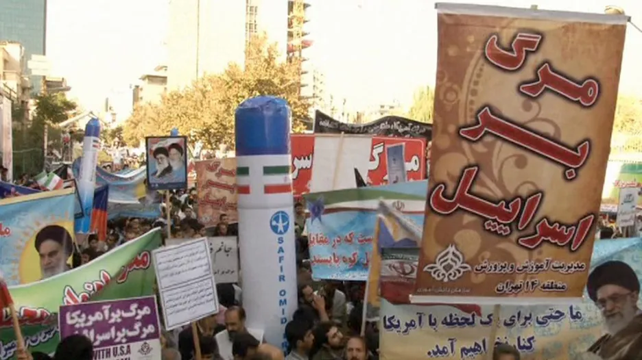 Íránská protiamerická demonstrace