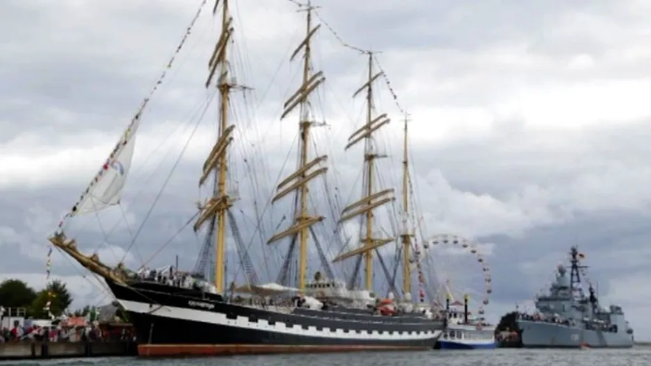 Sraz historických lodí v Rostocku