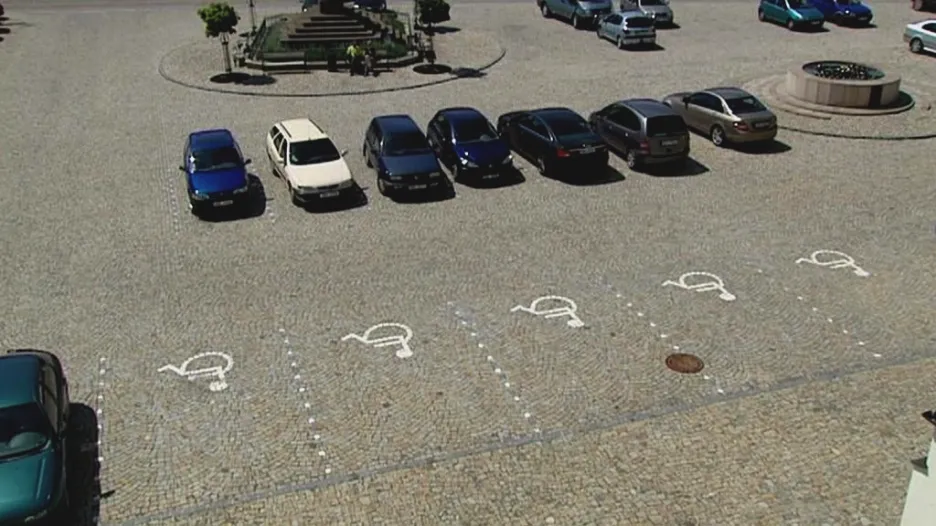 Vyznačení parkovacích míst v Novém Městě nad Metují