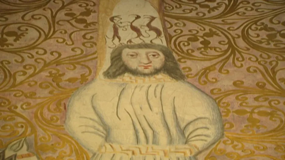 Mistr Jan Hus (vyobrazení v pražské Betlemské kapli)