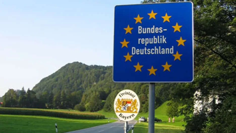 Značení vnitřních hranic schengenského prostoru