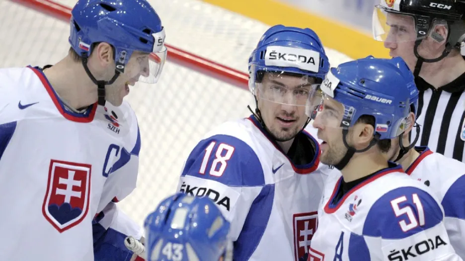Radost slovenských hokejistů