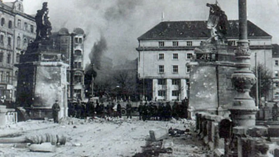 Praha v únoru 1945