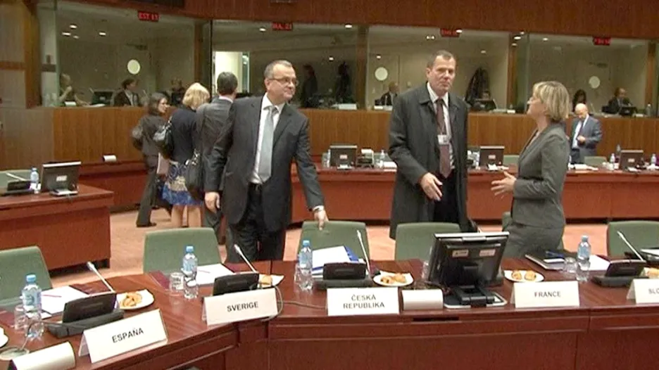 Schůzka ministrů financí EU