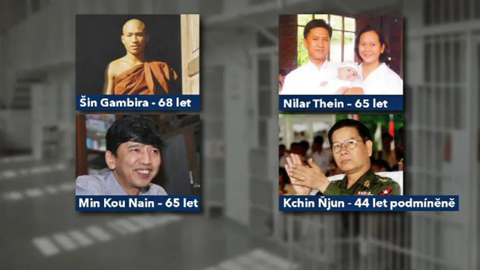 Propuštění barmští vězni