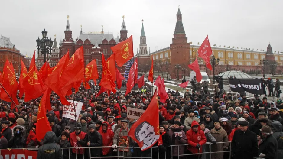 Protest ruských komunistů