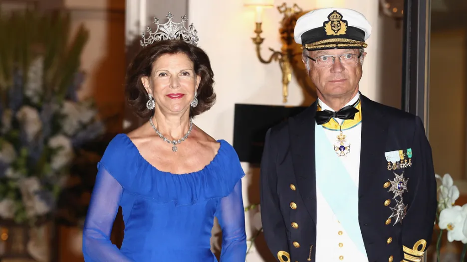 Švédská královna Sofie a švédský král Carl Gustav