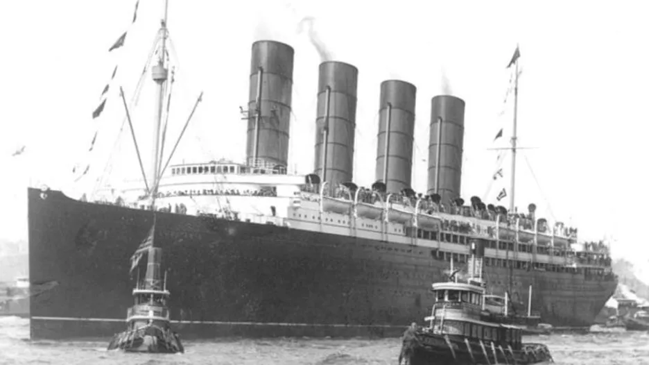 Britský zaoceánský parník RMS Lusitania