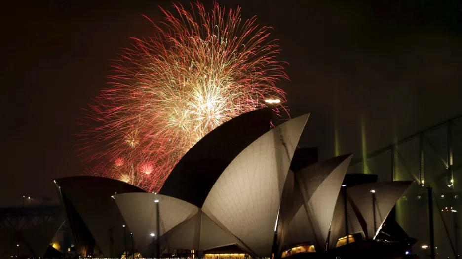 Novoroční ohňostroj 2016 v Sydney