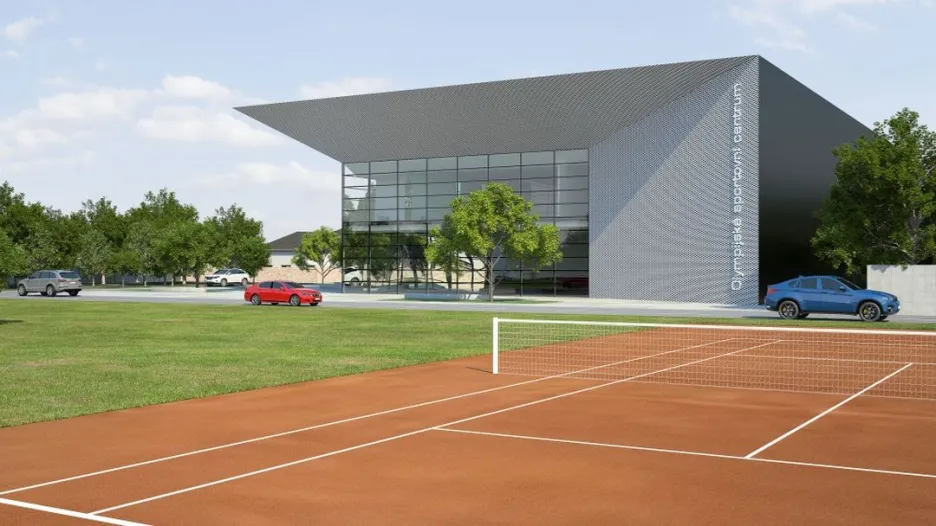 Návrh podoby olympijského centra v Prostějově