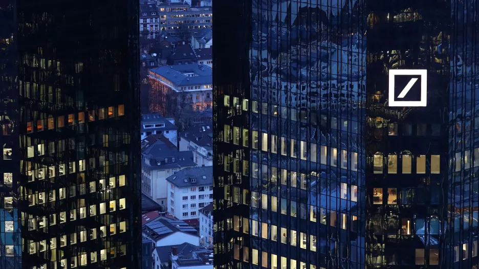 Sídlo Deutsche Bank ve Frankfurtu