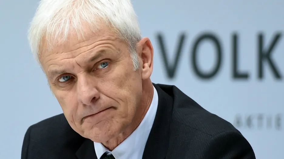 Ředitel automobilového koncernu Volkswagen Matthias Müller