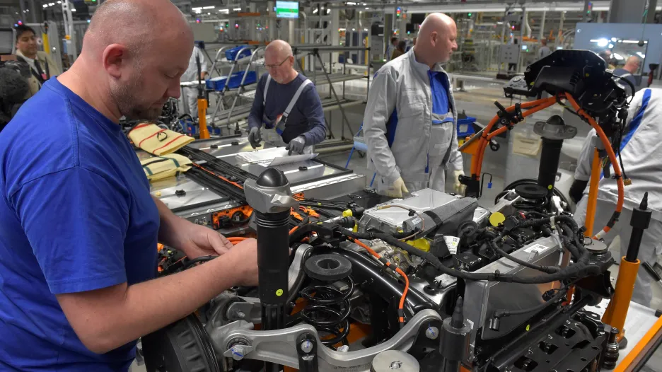 Výroba Volkswagenu v Německu