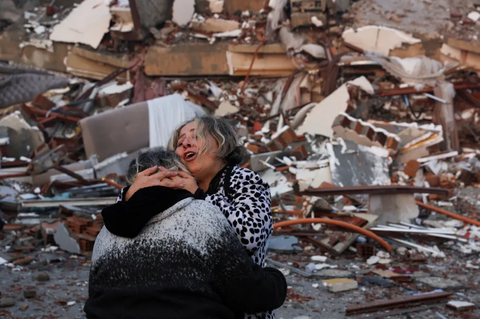 Dopady zemětřesení v Sýrii a Turecku
