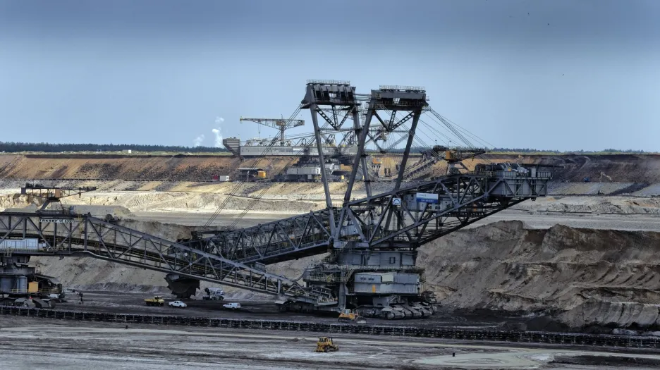 Uhelný důl firmy Vattenfall