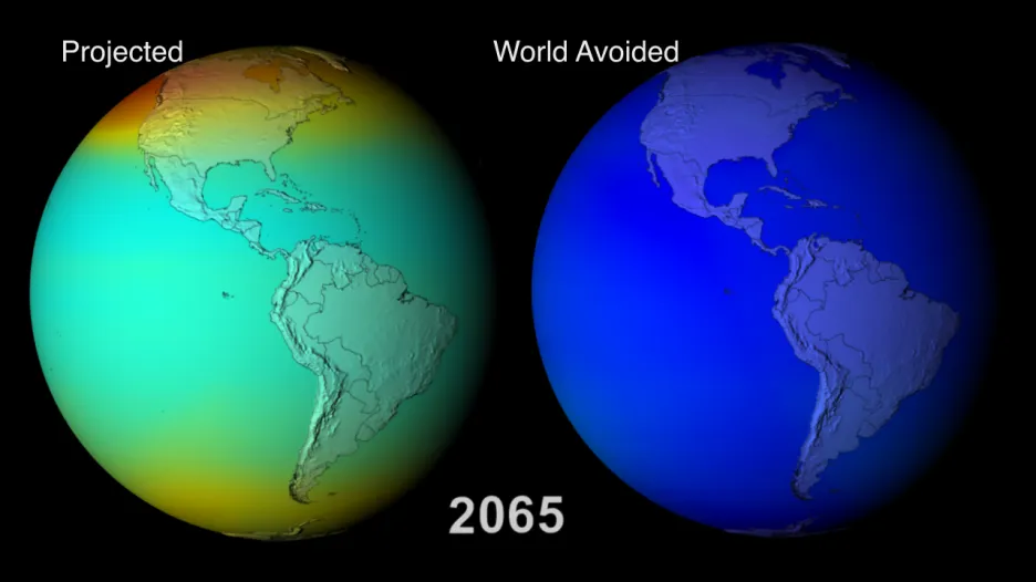 Ozonová díra v roce 2065: čemu se podařilo zabránit