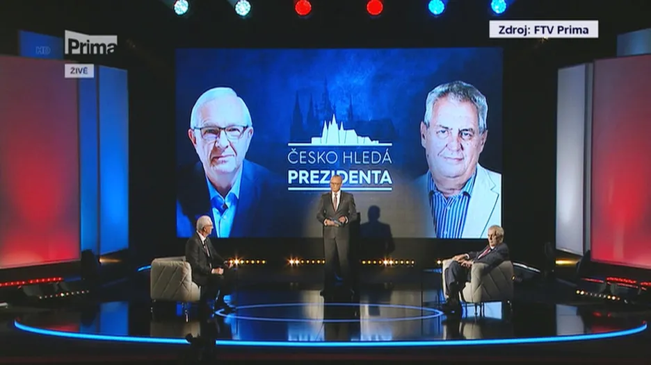 Předvolební debata v televizi Prima