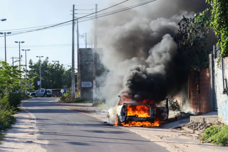 Nepokoje v brazilském městě Fortaleza