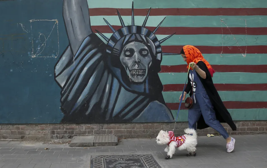 Venčení psa v Íránu
