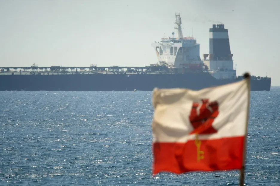 Ropný tanker Grace 1 zadržený Brity u Gibraltaru