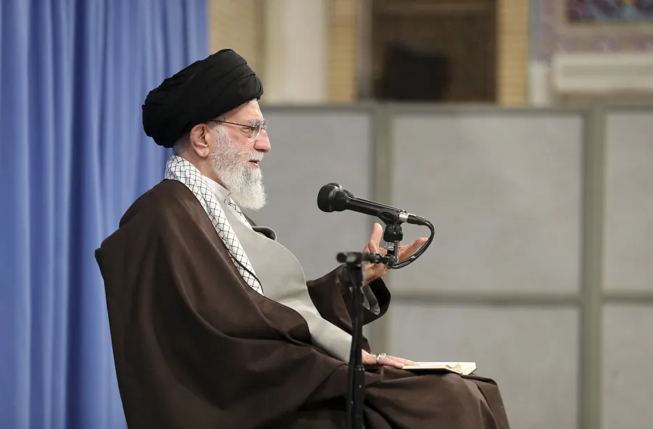 Íránský duchovní vůdce Alí Chameneí