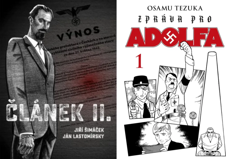 Ocenění komiksy: Článek II. a Zpráva pro Adolfa