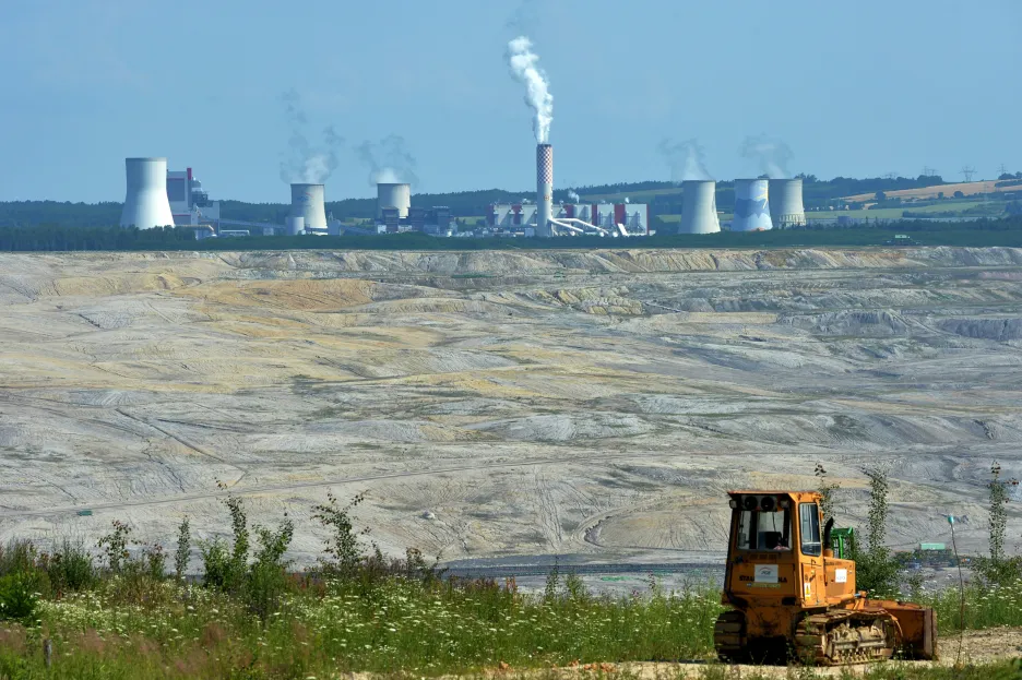 Polský hnědouhelný Důl a elektrárna Turów 