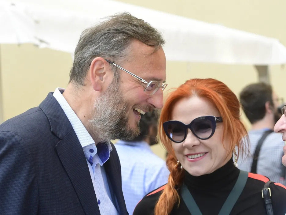 Bývalý premiér Petr Nečas s manželkou Janou 