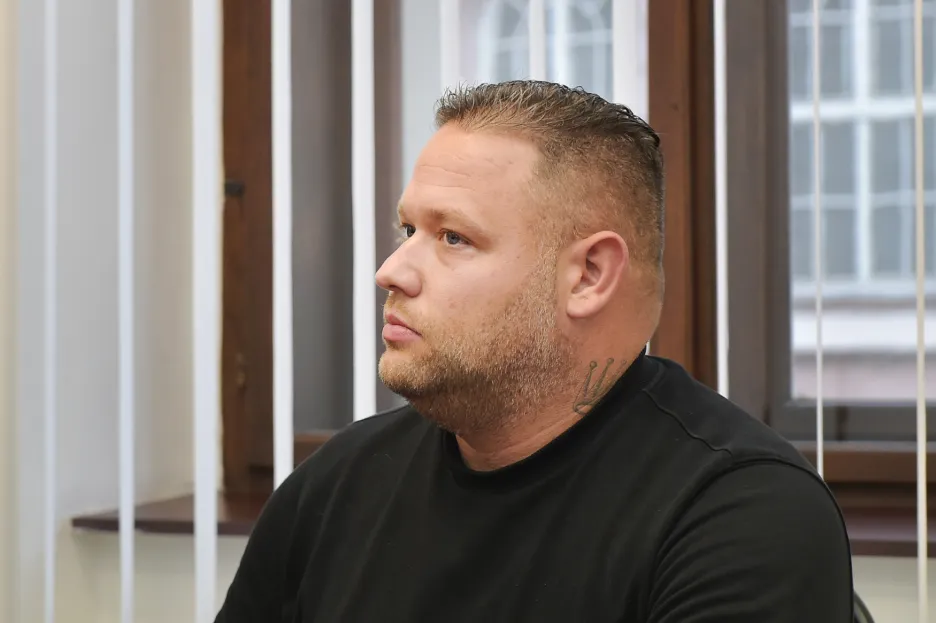 Čeněk Pazderka u krajského soudu v Plzni v říjnu 2019
