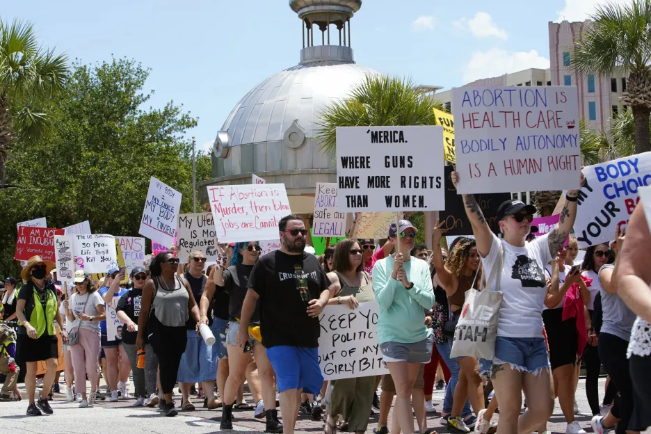 Protesty v USA za právo na potrat