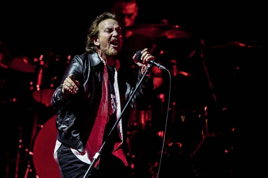 Koncert Pearl Jam v Kodani v květnu 2022