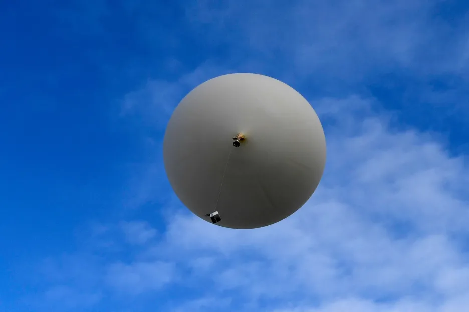Meteorologický balon - ilustrační foto