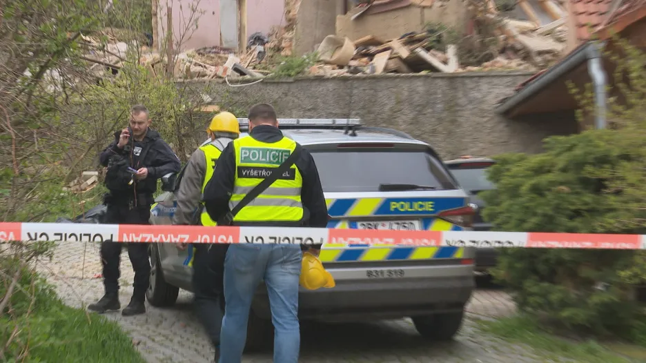 Vyšetřování výbuchu rodinného domu na Znojemsku