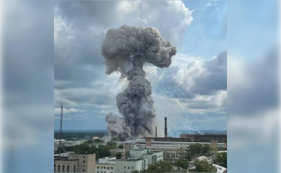 Exploze ve městě Sergijev Posad nedaleko Moskvy