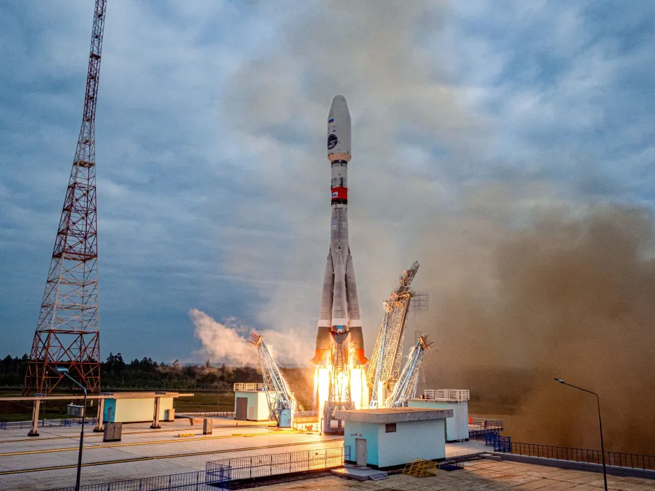 Start ruské rakety s měsíční sondou Luna-25