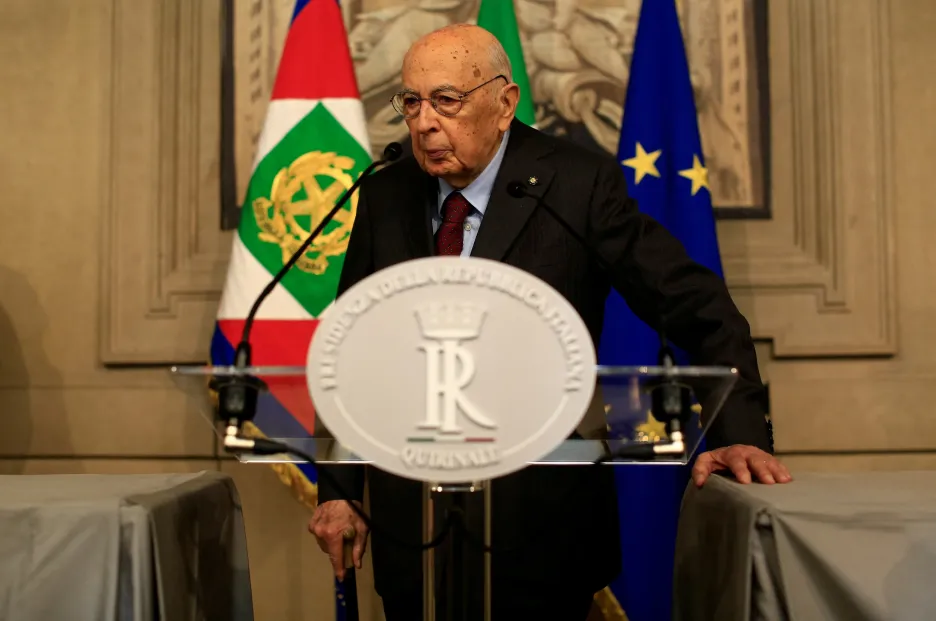 Bývalý italský prezident Giorgio Napolitano