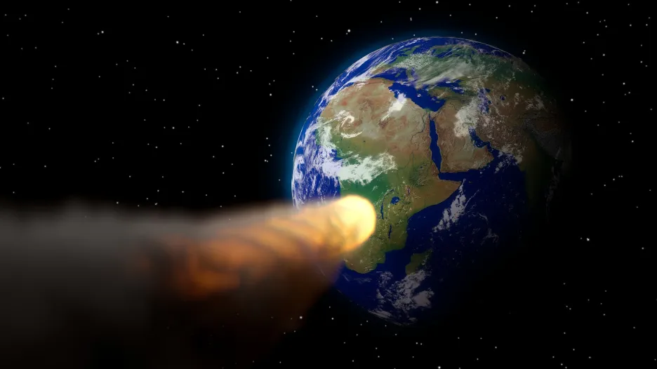 Srážka asteroidu se Zemí