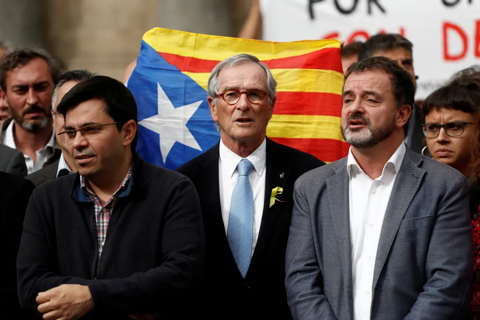 Vůdci separatistického hnutí za katalánskou samostatnost