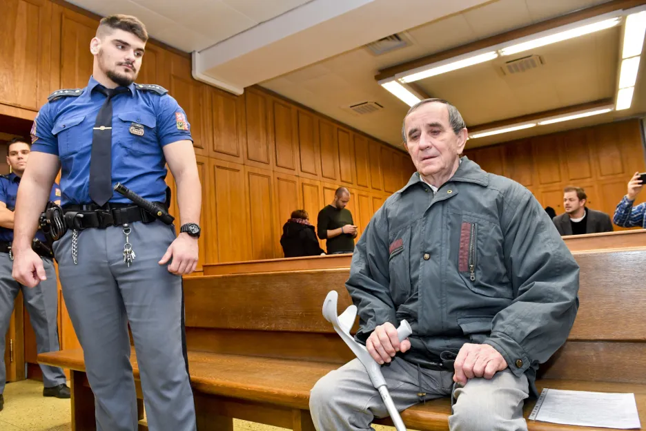 Senior Jaromír Balda u soudu