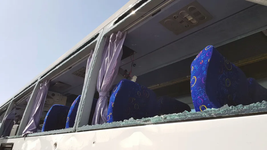 Autobus s turisty v Egyptě zasáhl výbuch
