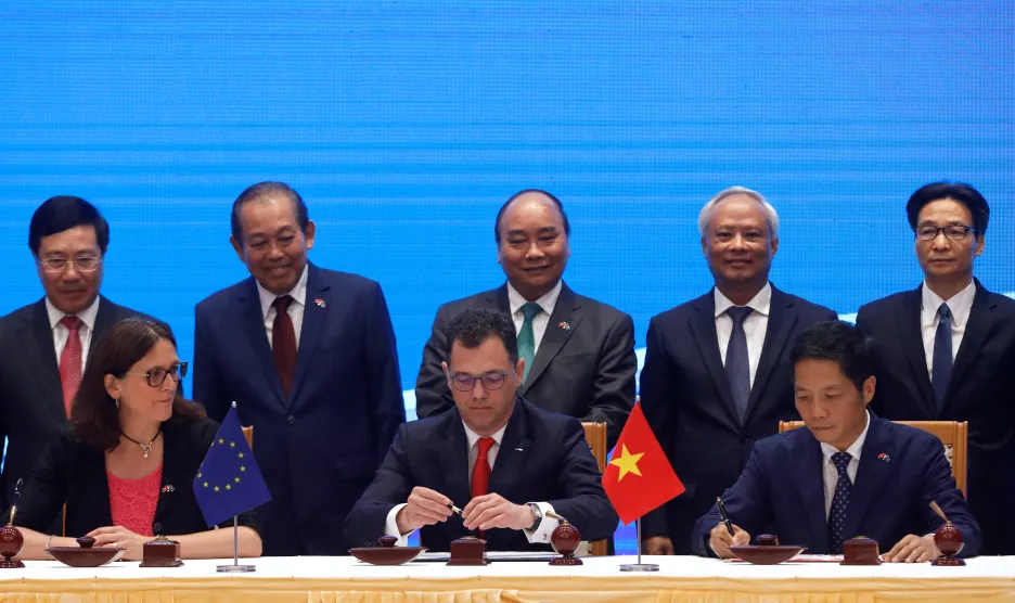Podpis dohody mezi Evropskou unií a Vietnamem