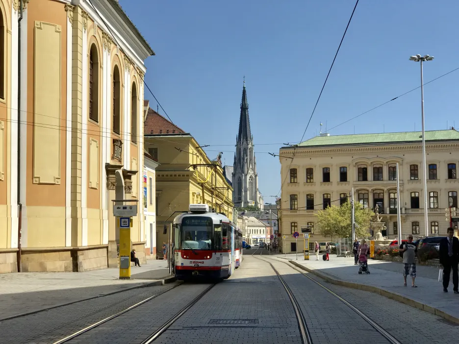 Tramvajová trať přes centrum Olomouce