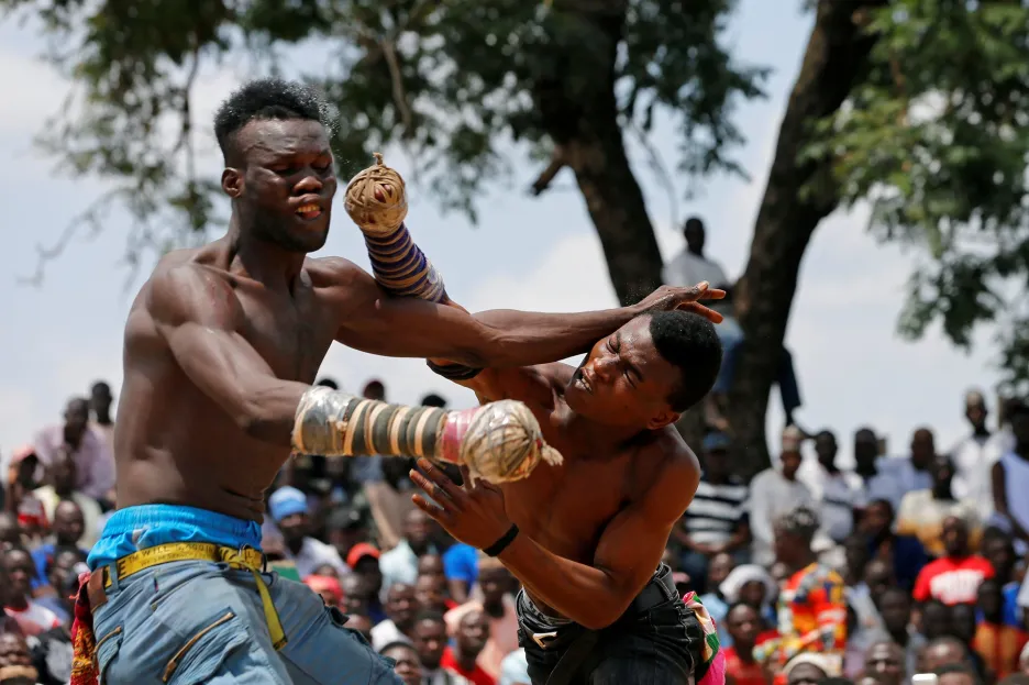 Dambe tradiční sport hauského etnika