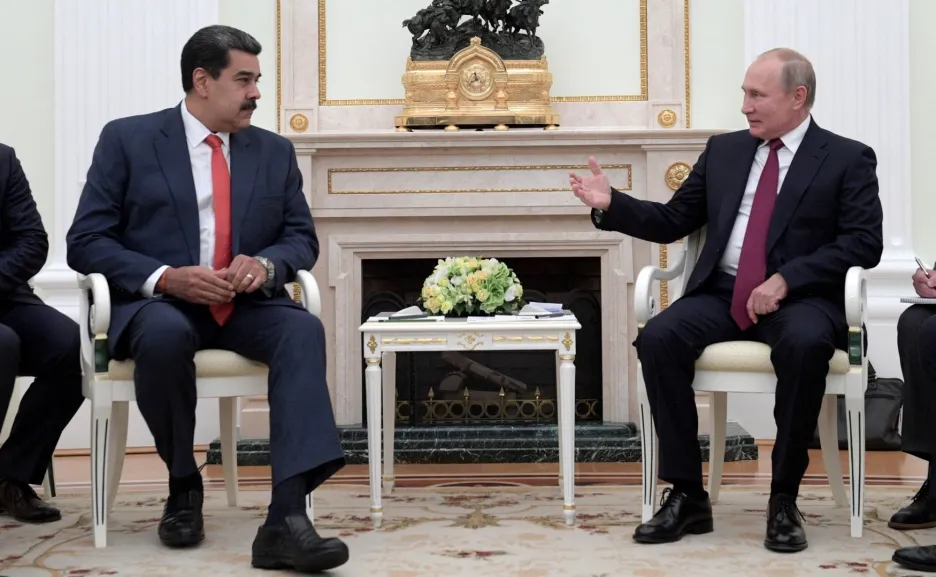 Nicolas Maduro a Vladimir Putin