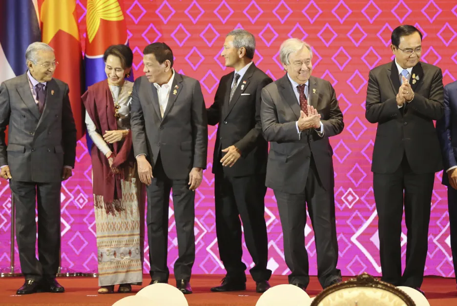 António Guterres na summitu ASEAN