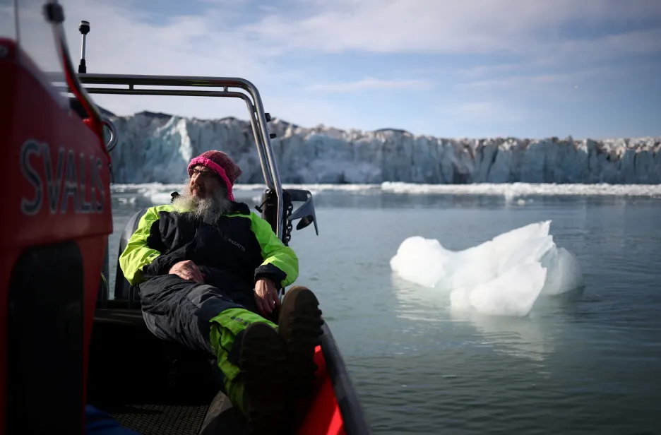 Ředitel Norského polárního institutu Kim Holmen. Podle něj jsou změny v Arktidě rychlé a obrovské