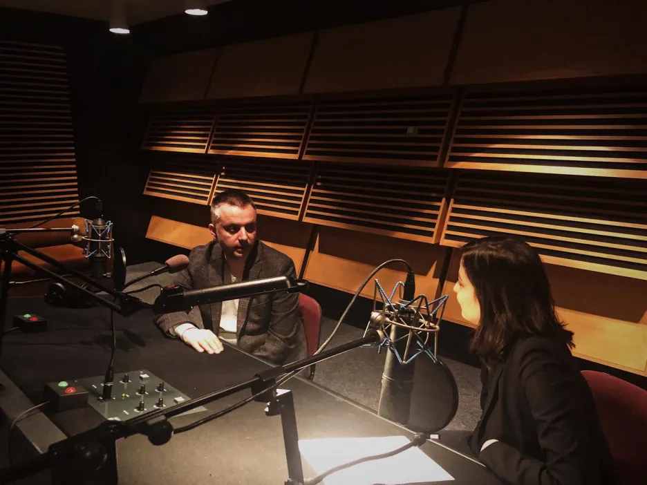 Ondřej Kundra v podcastu Newsroomu ČT24